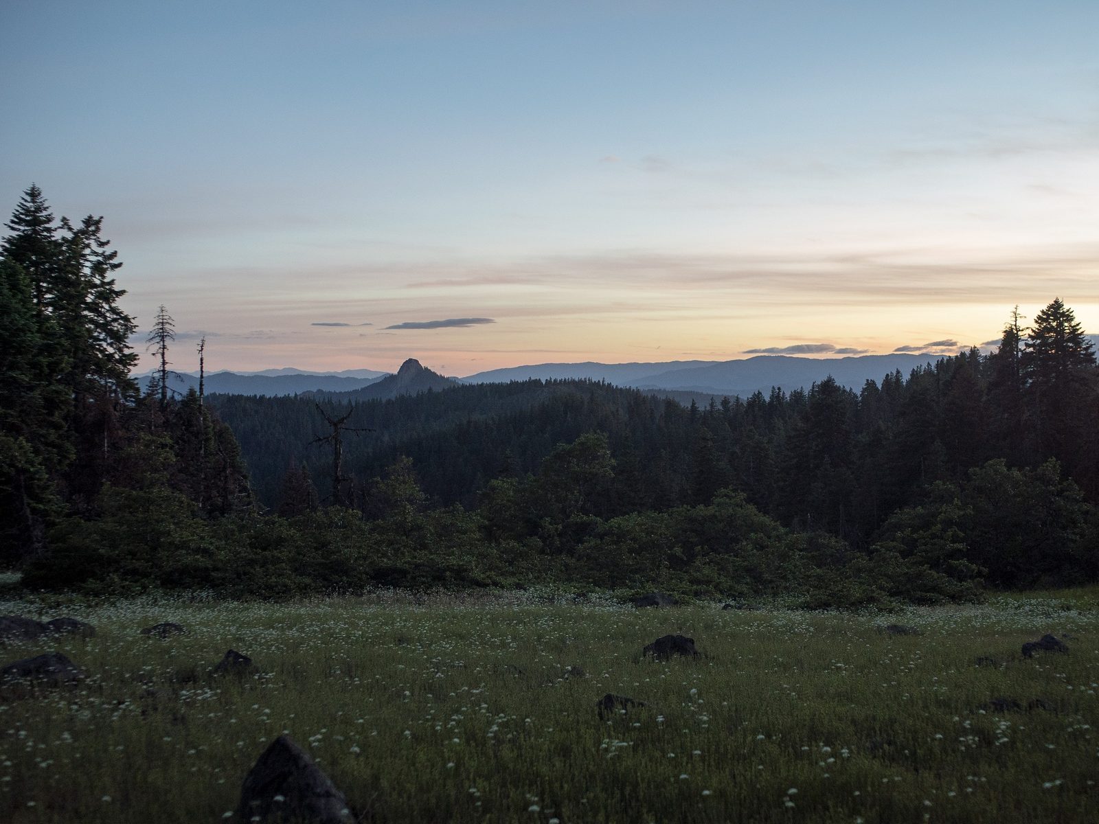 Evening Twilight, Cascade-Siskiyou National Monument, Jackson County, Oregon